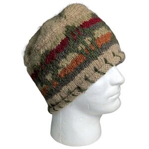 Lost Horizons Hat Beanie Womens Wool Lined Winter Ski One Size